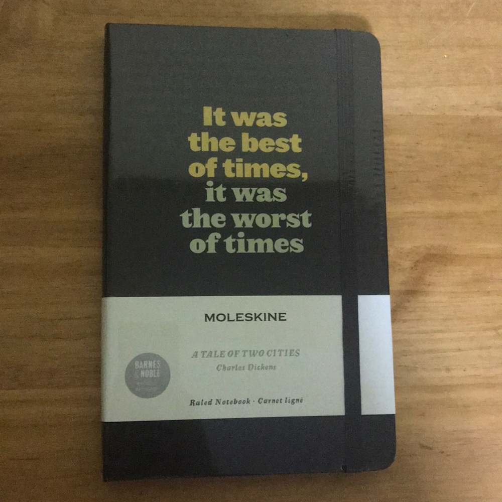 Moleskine “Tale ofTwo Cities” edition.